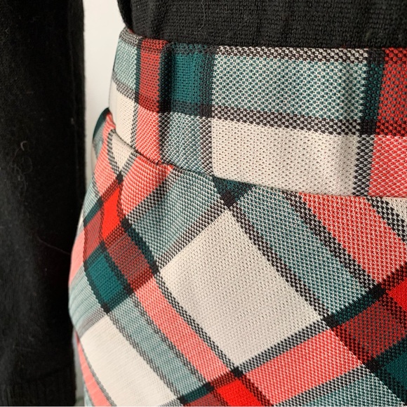 v i n t a g e :: Mod Preppy Plaid Thick Maxi Skirt Classy Tartan - Picture 12 of 13